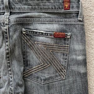7 for all mankind grey jeans